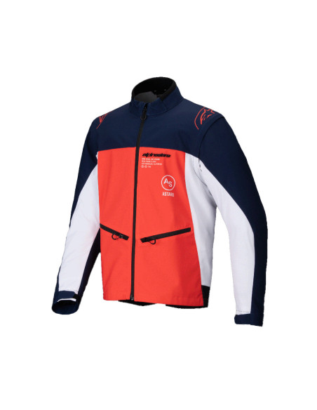 Veste enduro Alpinestars Lite-Dura Softshell - Bleu Orange Blanc