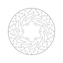 Disque de frein avant fixe Brembo Oro PIAGGIO 2