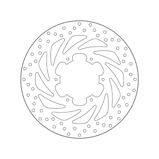 Disque de frein avant fixe Brembo Oro PIAGGIO