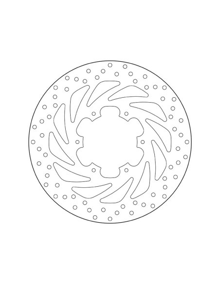 Disque de frein avant fixe Brembo Oro PIAGGIO