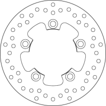 Disque de frein arrière fixe Brembo Oro KYMCO 2