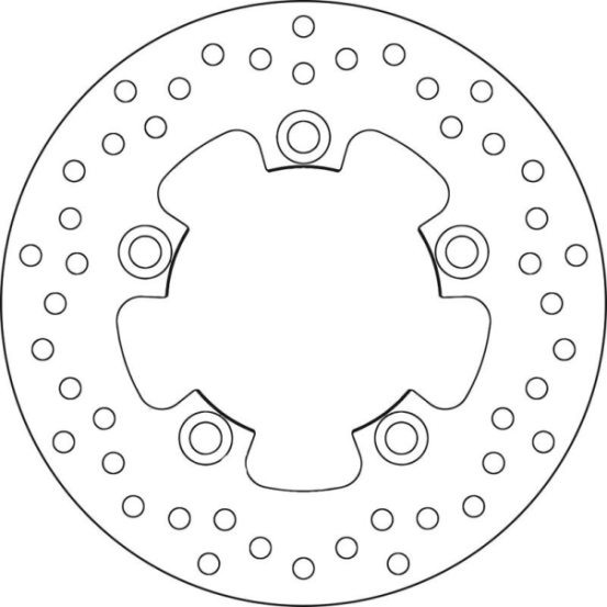 Disque de frein arrière fixe Brembo Oro KYMCO