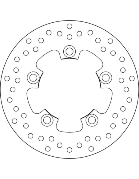 Disque de frein arrière fixe Brembo Oro KYMCO