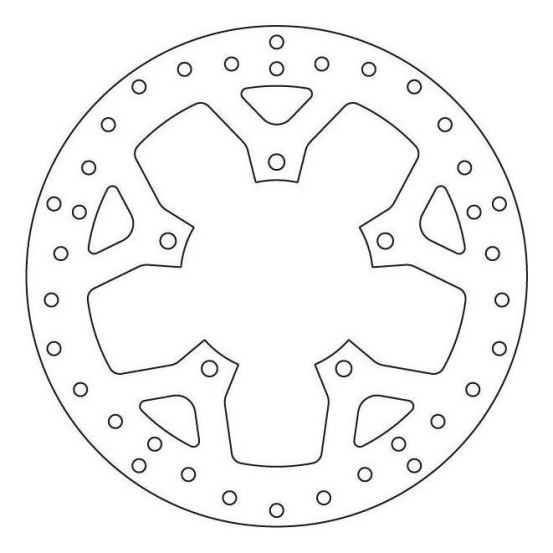Disque de frein avant fixe Brembo Oro PEUGEOT