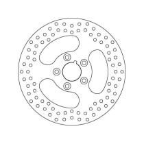 Disque de frein arrière fixe Brembo Oro HARLEY DAVIDSON 2