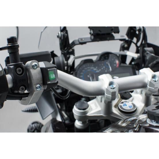 Interrupteur SW-MOTECH feux longue portée pour guidon