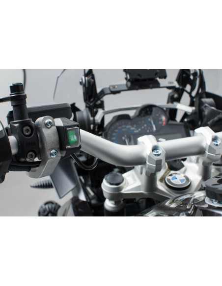 Interrupteur SW-MOTECH feux longue portée pour guidon