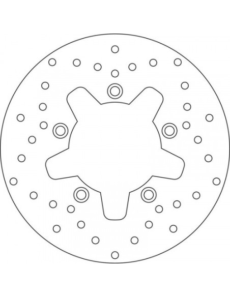 Disque de frein avant fixe Brembo Oro KYMCO