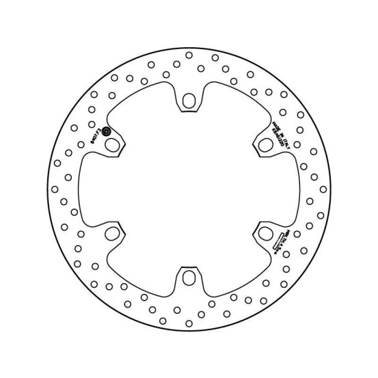 Disque de frein avant fixe Brembo Oro DUCATI