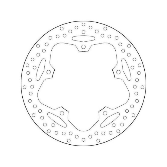 Disque de frein arrière fixe Brembo Oro APRILIA