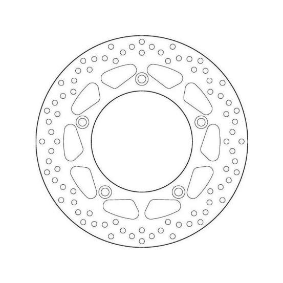 Disque de frein arrière fixe Brembo Oro YAMAHA