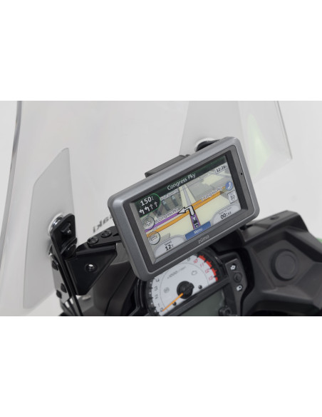 Support GPS SW-MOTECH pour guidon KAWASAKI Ninja 1000 SX 2019 - Z 1000 SX 2011-2016