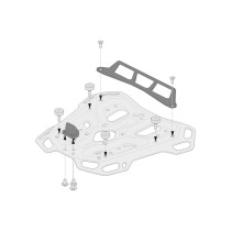 Kit d’adaptation platine porte-bagages SW-MOTECH Adventure-Rack pour valise Trax Adv/Ion/Evo 2