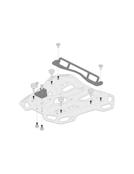 Plateau d'extension pour platine SW-MOTECH Adventure-Rack