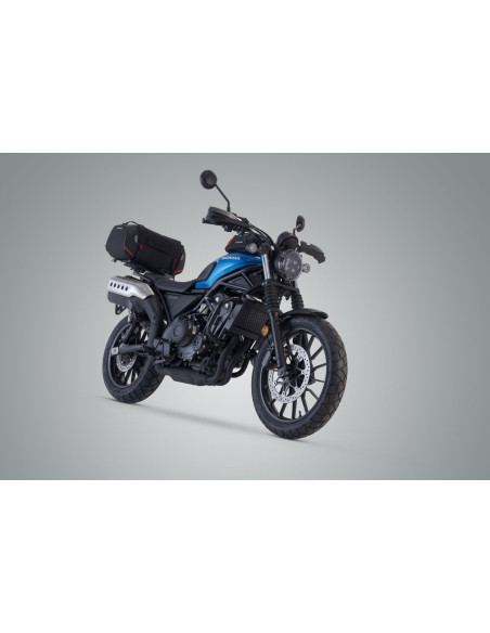 Top case SW-MOTECH TRAX ADV 38 Litres avec support HONDA XL 750 Transalp 2022 - Gris