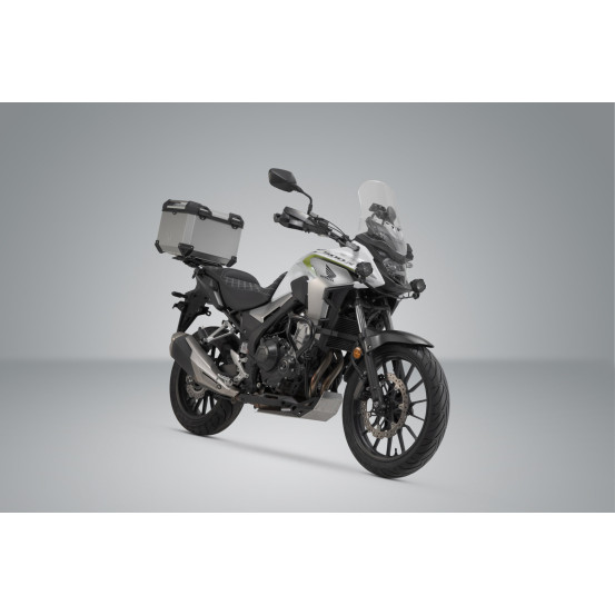 Top case SW-MOTECH TRAX ADV 38 Litres avec support HONDA CB 500 F 2012-2016 - CB 500 X 2016-2018 - CBR 500 R 2012-2015 Noir