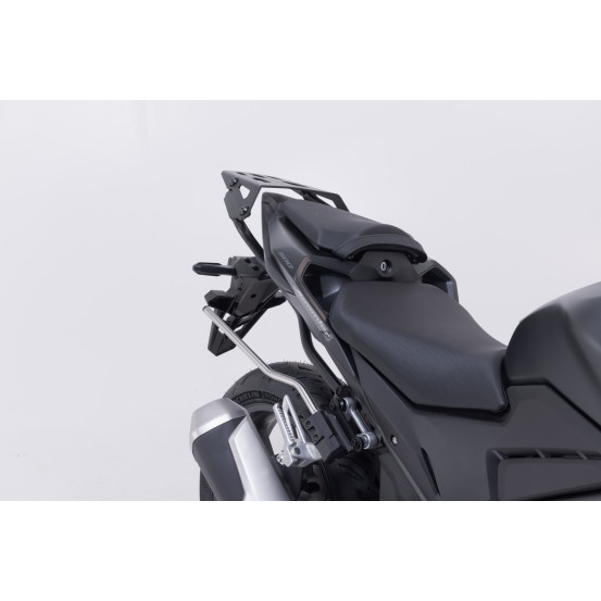 Top case SW-MOTECH TRAX ADV 38 Litres avec support HONDA CB 500 F 2012-2016 - CB 500 X 2016-2018 - CBR 500 R 2012-2015 Gris