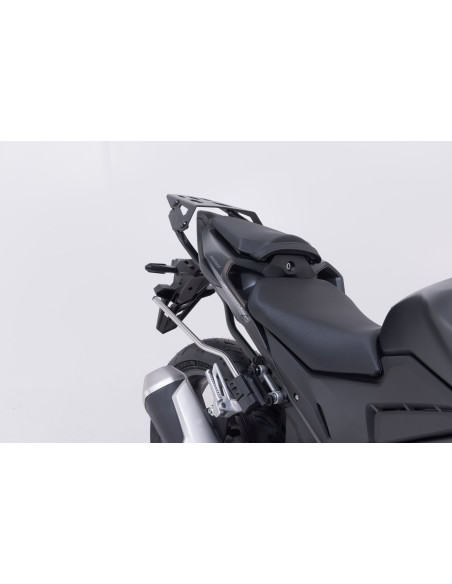 Top case SW-MOTECH TRAX ADV 38 Litres avec support HONDA CB 500 F 2012-2016 - CB 500 X 2016-2018 - CBR 500 R 2012-2015 Gris