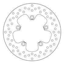 Disque de frein arrière fixe Brembo Oro YAMAHA 2