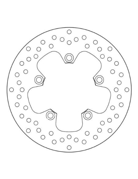 Disque de frein arrière fixe Brembo Oro YAMAHA