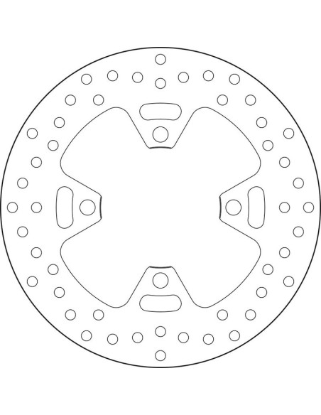 Disque de frein arrière fixe Brembo Oro TRIUMPH