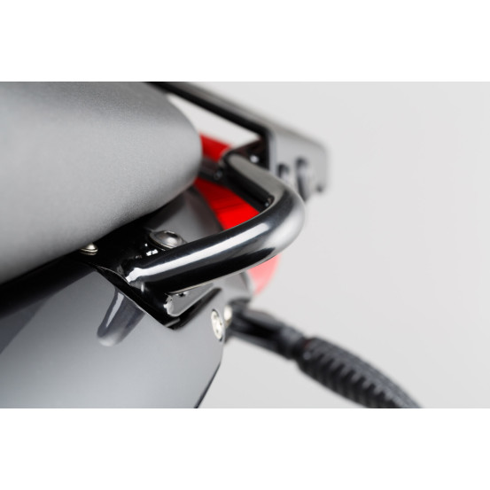 Top case SW-MOTECH TRAX ADV 38 Litres avec support YAMAHA Tracer 9 2020 Gris