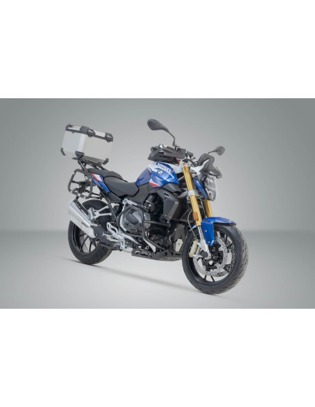 Top case SW-MOTECH TRAX ADV 38 Litres avec support BMW R 1200 R 2014-2018 - R 1200 RS 2014-2018 - R 1250 R/RS 2018 Noir