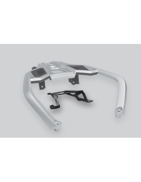 Top case SW-MOTECH TRAX ADV 38 Litres avec support BMW R 1200 R 2014-2018 - R 1200 RS 2014-2018 - R 1250 R/RS 2018 Gris