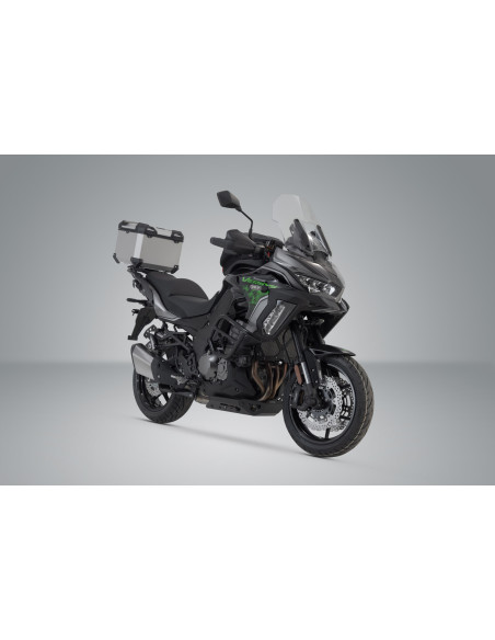 Top case SW-MOTECH TRAX ADV 38 Litres avec support KAWASAKI Versys 1000 2012 Noir