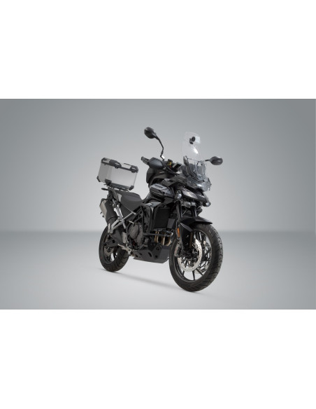 Top case SW-MOTECH TRAX ADV 38 Litres avec support TRIUMPH Tiger 900/GT/Pro/Rally 2019 Noir