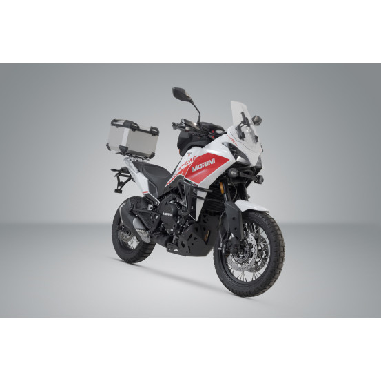 Top case SW-MOTECH TRAX ADV 38 Litres avec support MOTO MORINI X-Cape 650 2021 - Noir