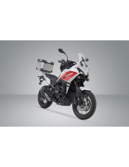 Top case SW-MOTECH TRAX ADV 38 Litres avec support MOTO MORINI X-Cape 650 2021 - Noir