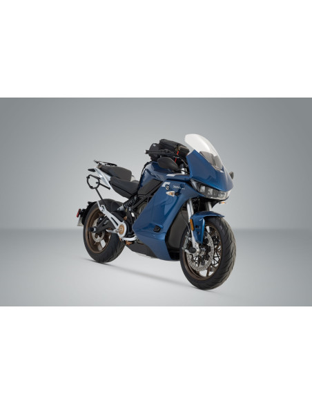 Top case SW-MOTECH TRAX ADV 38 Litres avec support MOTO MORINI X-Cape 650 2021 - Gris