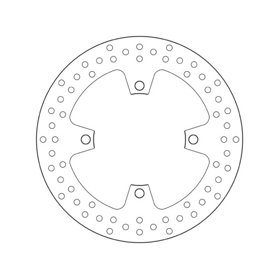 Disque de frein arrière fixe Brembo Oro KAWASAKI