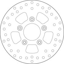 Disque de frein avant fixe Brembo Oro PEUGEOT 2