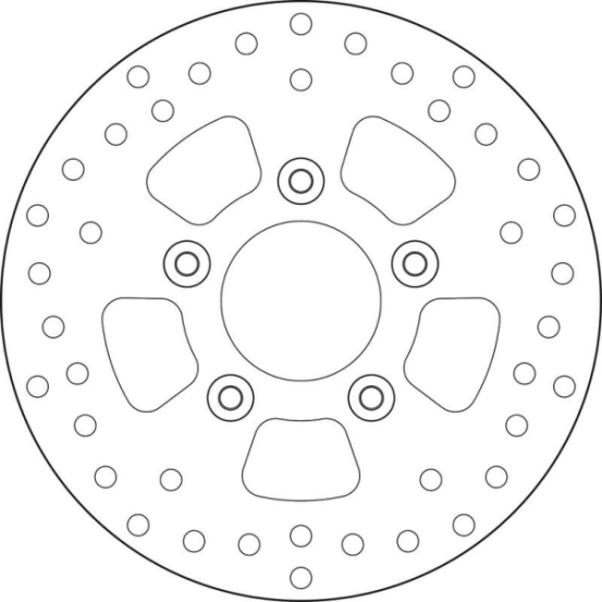 Disque de frein avant fixe Brembo Oro PEUGEOT