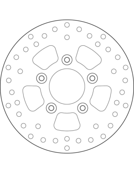 Disque de frein avant fixe Brembo Oro PEUGEOT