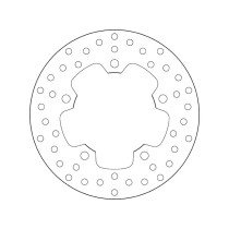 Disque de frein arrière fixe Brembo Oro SYM 2