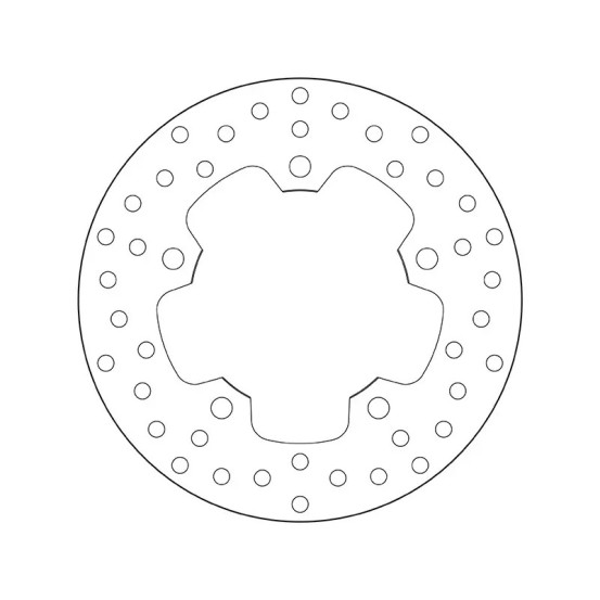 Disque de frein arrière fixe Brembo Oro SYM