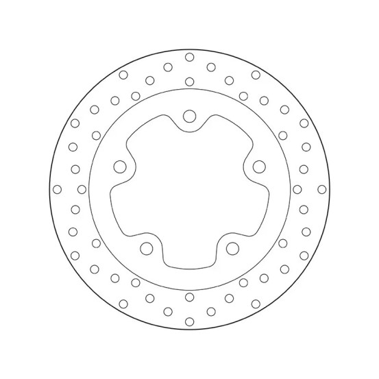 Disque de frein avant fixe Brembo Oro SYM