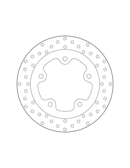 Disque de frein avant fixe Brembo Oro SYM