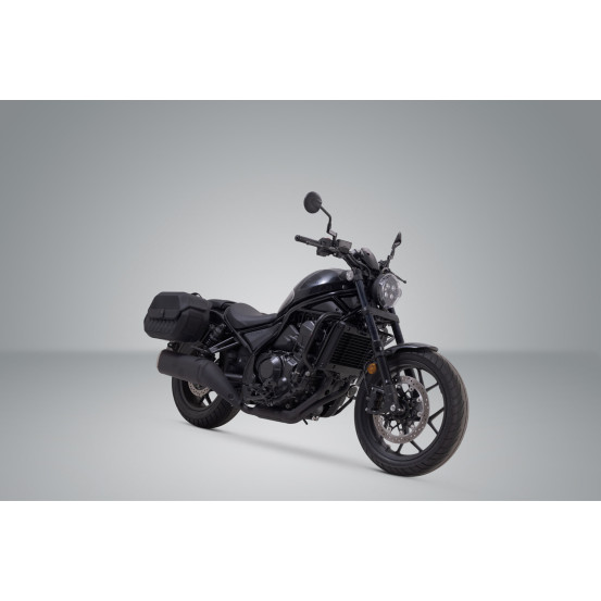 Valises latérales SW-MOTECH SLH Legend Gear LH2 gauche 25,5 Litres - LH1 droite 19,5 Litres avec supports HONDA CMX 1100 Rebe..
