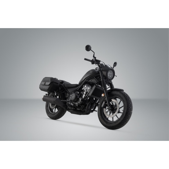 Valises latérales SW-MOTECH SLH Legend Gear LH2 gauche 25,5 Litres - LH1 droite 19,5 Litres avec supports HONDA CMX 500 Rebel..