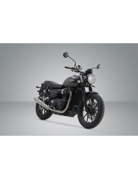 Support latéral SW-MOTECH gauche pour valises et sacoches SLC TRIUMPH Street Cup 2016 - Street Scrambler 2016-2020 - Street T..