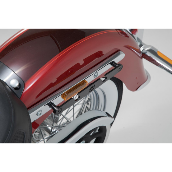 Support latéral SW-MOTECH SLH droit LH1 HARLEY DAVIDSON 1745 Softail Breakout - Softail Fat Boy (FLFB) - 1868 Softail Breakou..