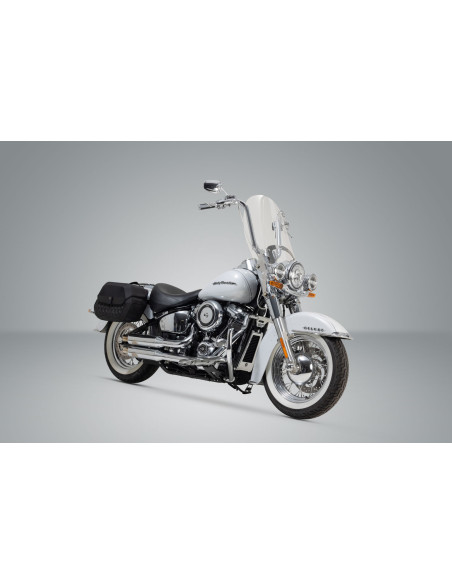 Support latéral SW-MOTECH SLH gauche LH1 HARLEY DAVIDSON 1745 Softail Slim (FLSL) 2017 - Softail Street Bob (FXBB) - Softail ..