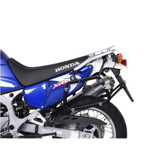 Valises latérales SW-MOTECH TRAX ADV 45 Litres gauche - 37 Litres droite avec support x2 HONDA Africa Twin 1992-2003 Noir