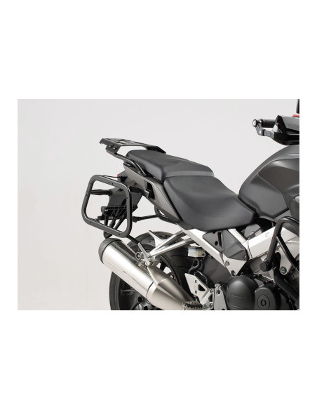 Valises latérales SW-MOTECH TRAX ADV 37 Litres avec support x2 HONDA VFR 800 X Crossrunner 2015-2016 Gris