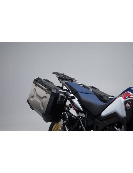 Valises latérales SW-MOTECH DUSC gauche L 41 Litres - droite M 33 Litres avec supports x2 HONDA CRF 1000 L Africa Twin 2015 -..