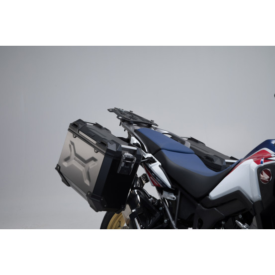 Valises latérales SW-MOTECH TRAX ADV 45 Litres gauche - 37 Litres droite avec support x2 HONDA CRF 1000 L Africa Twin 2015-20..